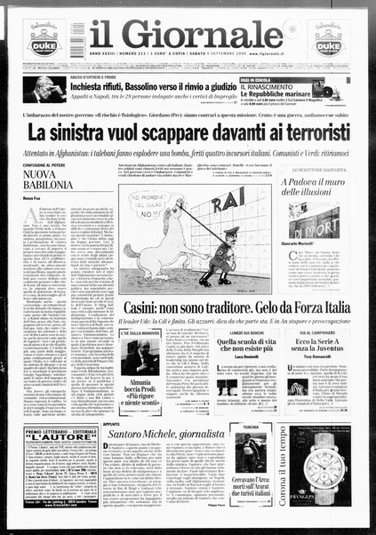 Il giornale : quotidiano del mattino